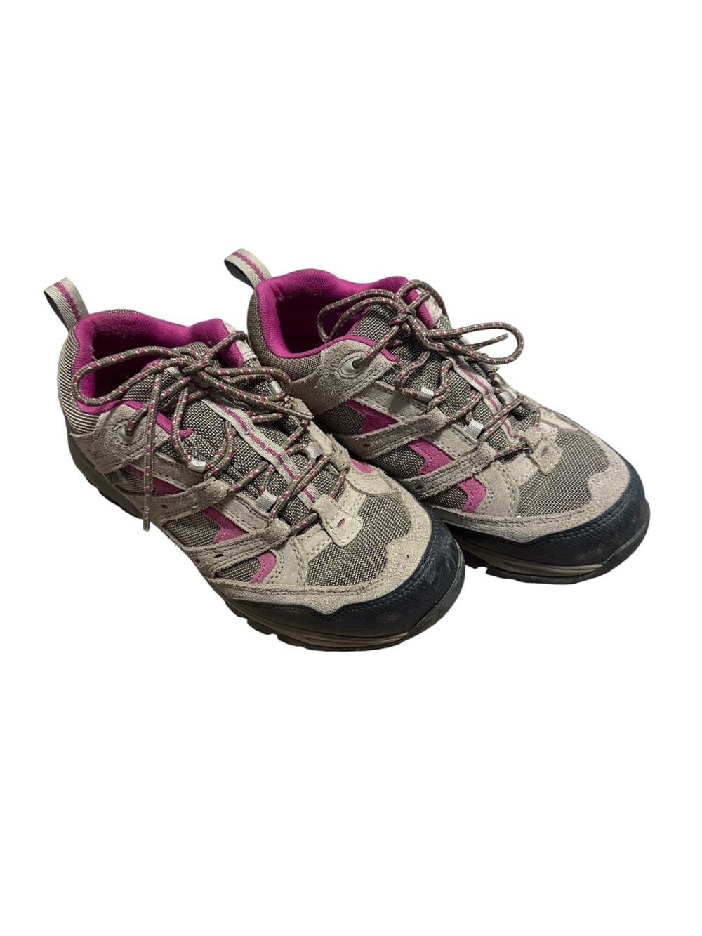 L.L. Bean Tek 2.5 Women Waterproof Hiking Trail Shoes 8.5M Pink Gray